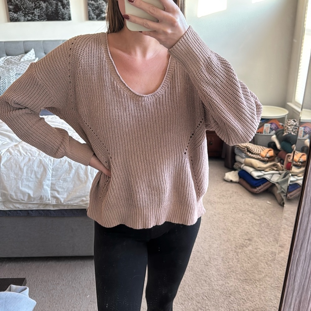 NWOT soft chenille sweater